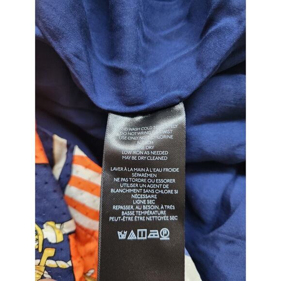 NWT Anthropologie Maeve Women's Scarf-print Mini Shirtdress Size S Navy #8F413 - Picture 10 of 13